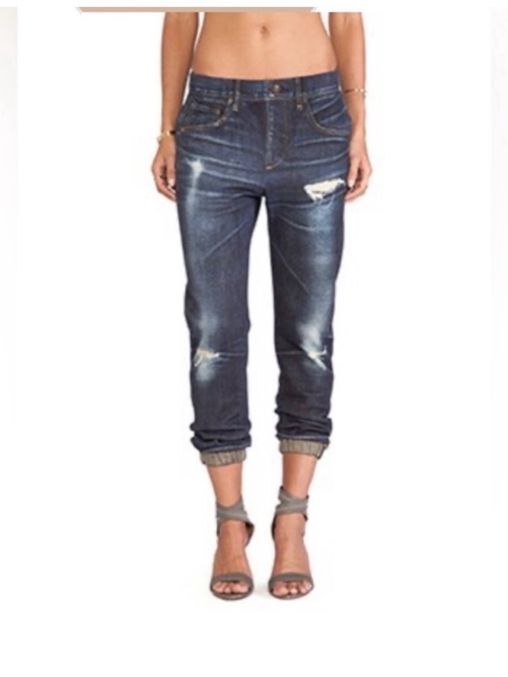 rag & bone Miramar denim joggers/faux jeans